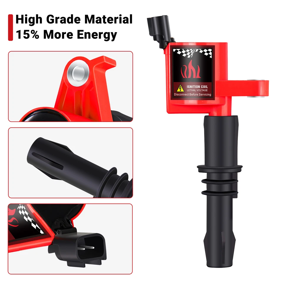 Juego de 8 bobinas de encendido DG511 para Ford F-150 Expedition 2004-2008 4,6 L 5,4 L FD508 Foto 4 de 4