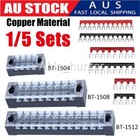 <!--F#f_0-->4-12 Positions 600V 15A Dual Row Screw Terminal Block Terminal Barrier Strip AU<!--F/-->