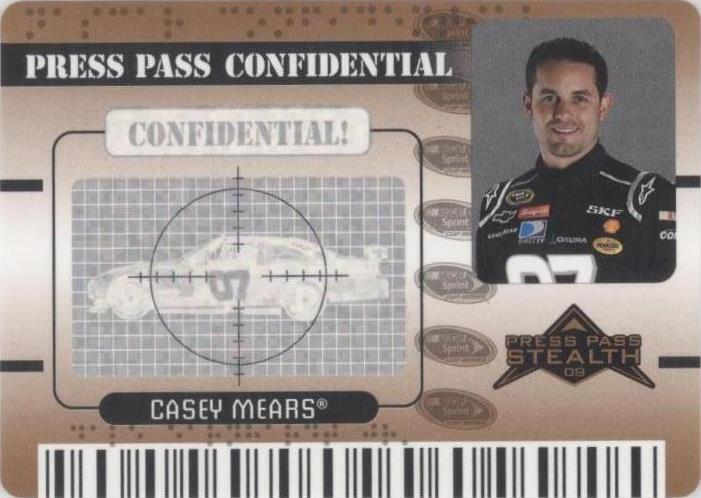 2009 Press Pass Stealth - Casey Mears #PC 3 - 1 of 1
