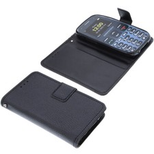 Tasche für Doro Primo 368 Book-Style Schutz Hülle Handytasche Buch Schwarz