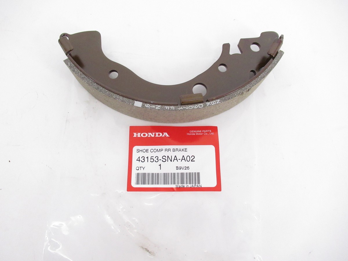 Genuine OEM Honda 43153-SNA-A02 Rear Brake Shoe (1) | eBay