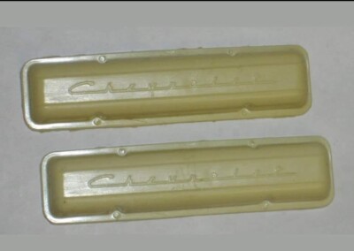 1/8th small block chevy script valve covers Monogram Revell Rat Hot Rod 1/8 sbc