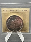 1951 Canada  $1 Dollar ICCS Graded PL-64 SWL