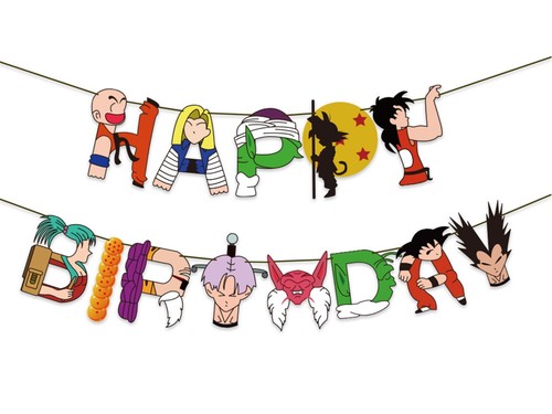 Dragon Ball Birthday Banners, Dragon Ball Balloons, Birthday Cake Toppers - Picture 7 of 9