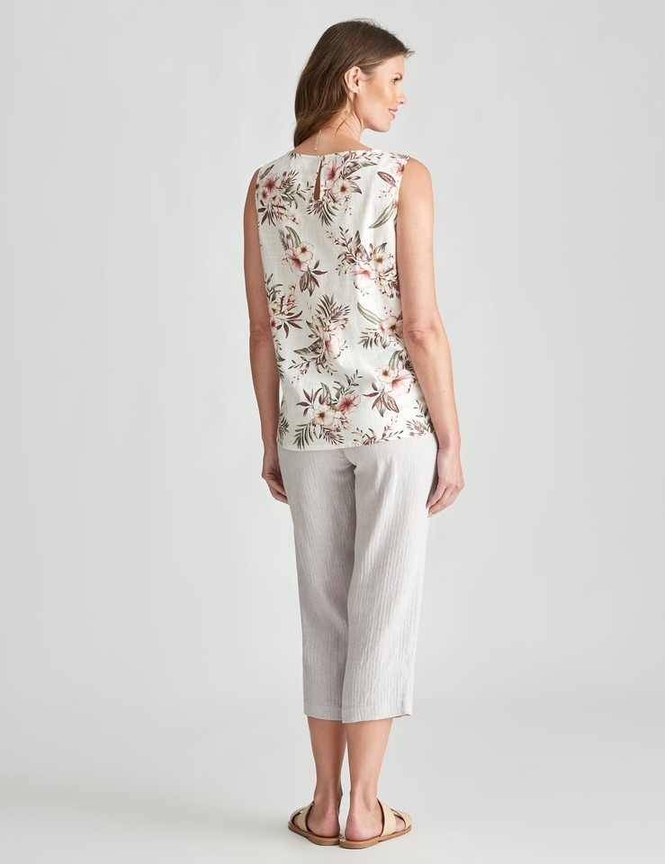 Womens Summer Tops White Basic Floral Office Wear Work Clothes