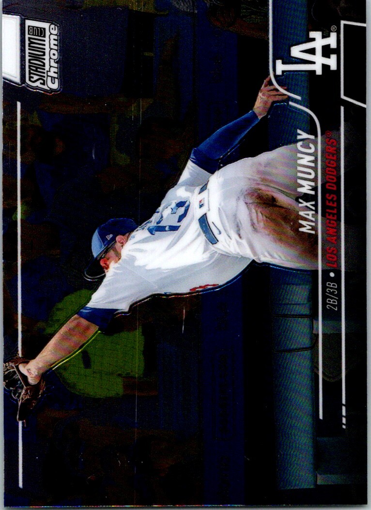 2021 Topps Stadium Club Chrome Max Muncy Los Angeles Dodgers #117