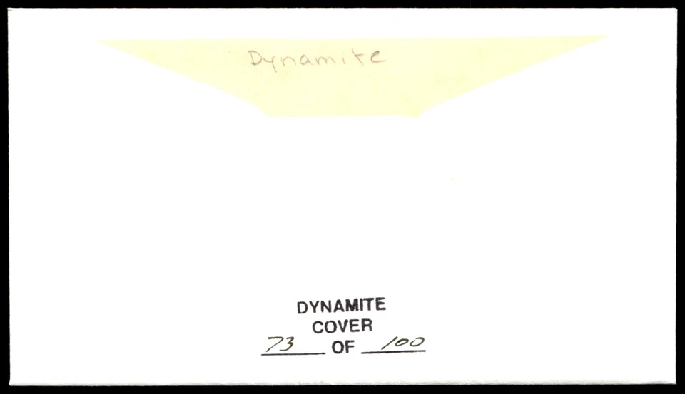 1996 FDC Mighty Casey at Bat American Folk Heroes Hand Colored Dynamite Cachet - Image 2 of 2