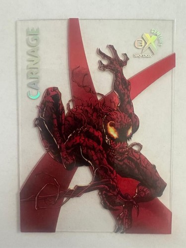 Carnage [Then] #EX11 card from Marvel 2017 Spider-Man EX Century