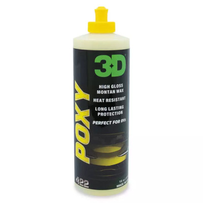 NEW 3D POXY Hybrid Paint Sealant Wax 16 oz Bottle 422OZ16 SHIPS TODAY