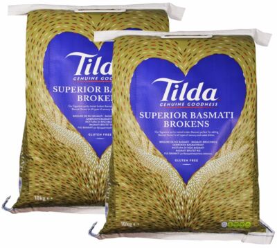 [ 2x 10kg ] TILDA Genuine Goodness Basmati Bruchreis / Basmatireis KV
