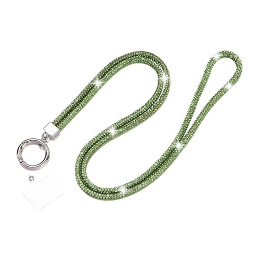 Hanging Cord Rhinestone Phone Lanyard Crystal Anti-lost Rope Chain Straps - Photo 21/26