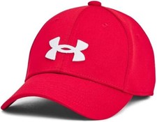 Under Armour Boys Blitzing Cap Stretch Fit, 600 Red/White