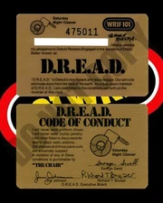 WRIF 101 FM Detroit Radio DREAD Card Home of Rock & Roll 8x10 Photo