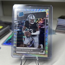 2020 Panini Donruss Optic 33/199 Wave Prizm #182 Lynn Bowden Jr JERSEY MATCH