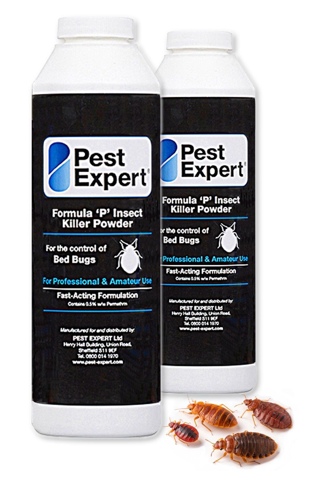 2 x PEST EXPERT BED BUG KILLER TREATMENT POWDER MAXIMUM STRENGTH (300g)