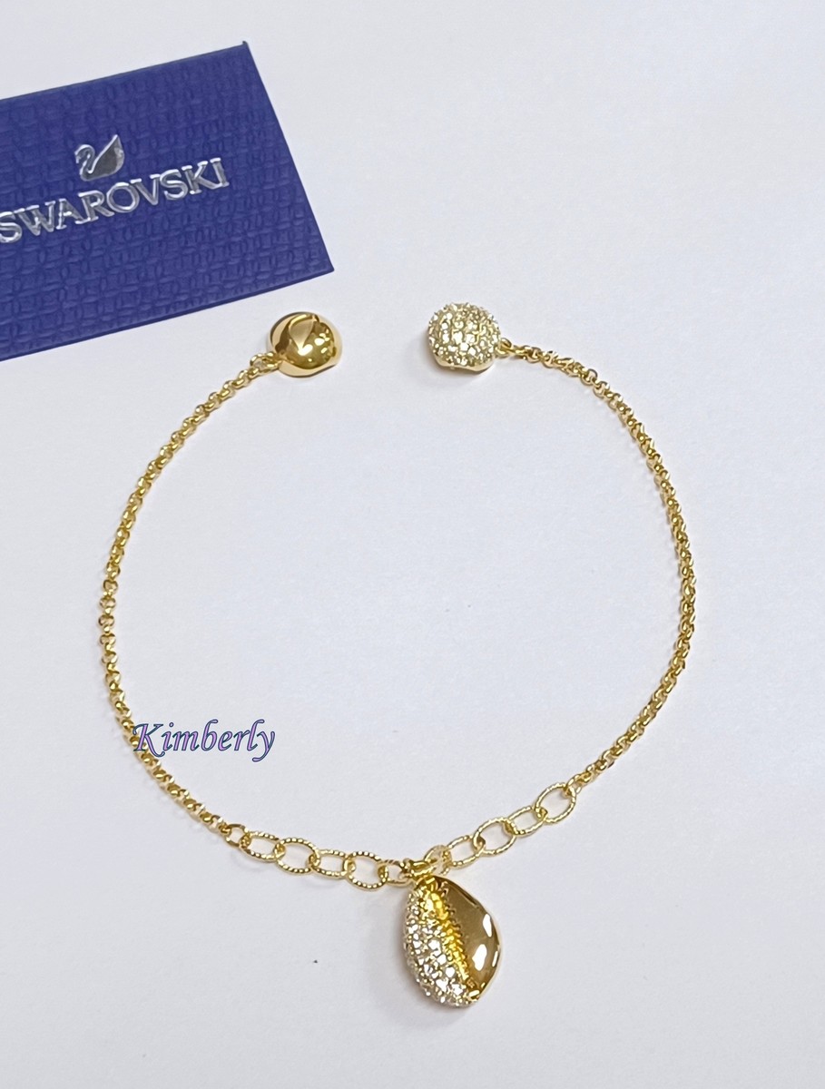 Swarovski Shell Charm Holder Strand Bracelet GOS Clear
