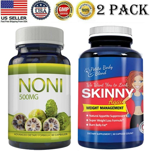 Noni Immune Health Antioxidant & Skinny Again Weight Loss Fat Burner