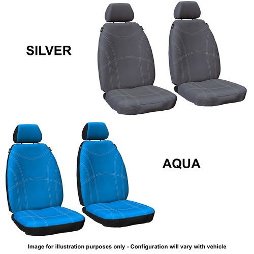 SINGLE ROW CUSTOM VIVID NEOPRENE SEAT COVERS FOR MAZDA E2500 97-99 - Picture 2 of 9