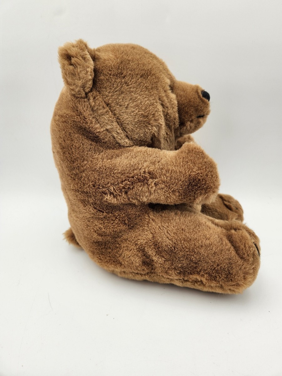 Vintage From The World of Smile Bear Plush Brown Teddy Stuffed
