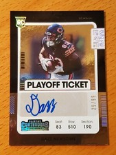 2021 Contenders Playoff Ticket #248 Dazz Newsome Bears Rookie WR Auto #'d 29/99