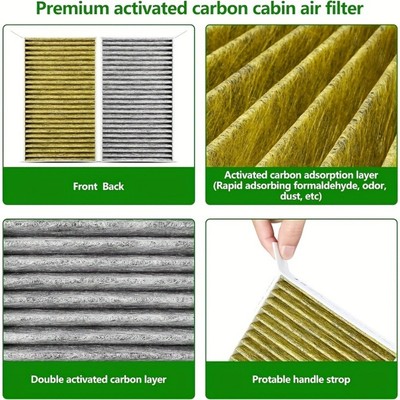 High-performance car air filter, engine protection and improved airflow