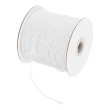 White 0.5mm Waxed Cord 175 Yard Wax Bead Thread String