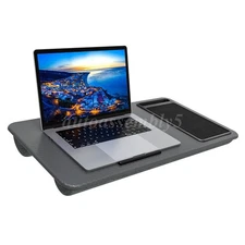 Home Office Pro Lap Desk, Mouse Pad, And Phone Holder Silver Carbon