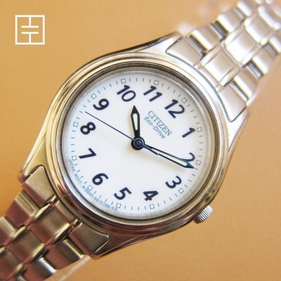 CITIZEN Eco-Drive E031 Ladies  S.S Antimagnetic Solar Watch