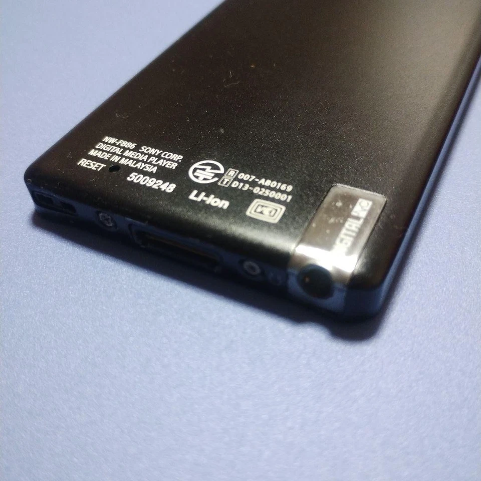 Reproductor de música digital Sony Walkman NW-F886 negro serie F 32 GB MP3 alta resolución Wi-Fi Foto 4 de 4