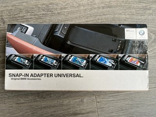Genuine BMW Snap In Adapter Universal iPhone Cradle 84 21 2 365 786 OEM