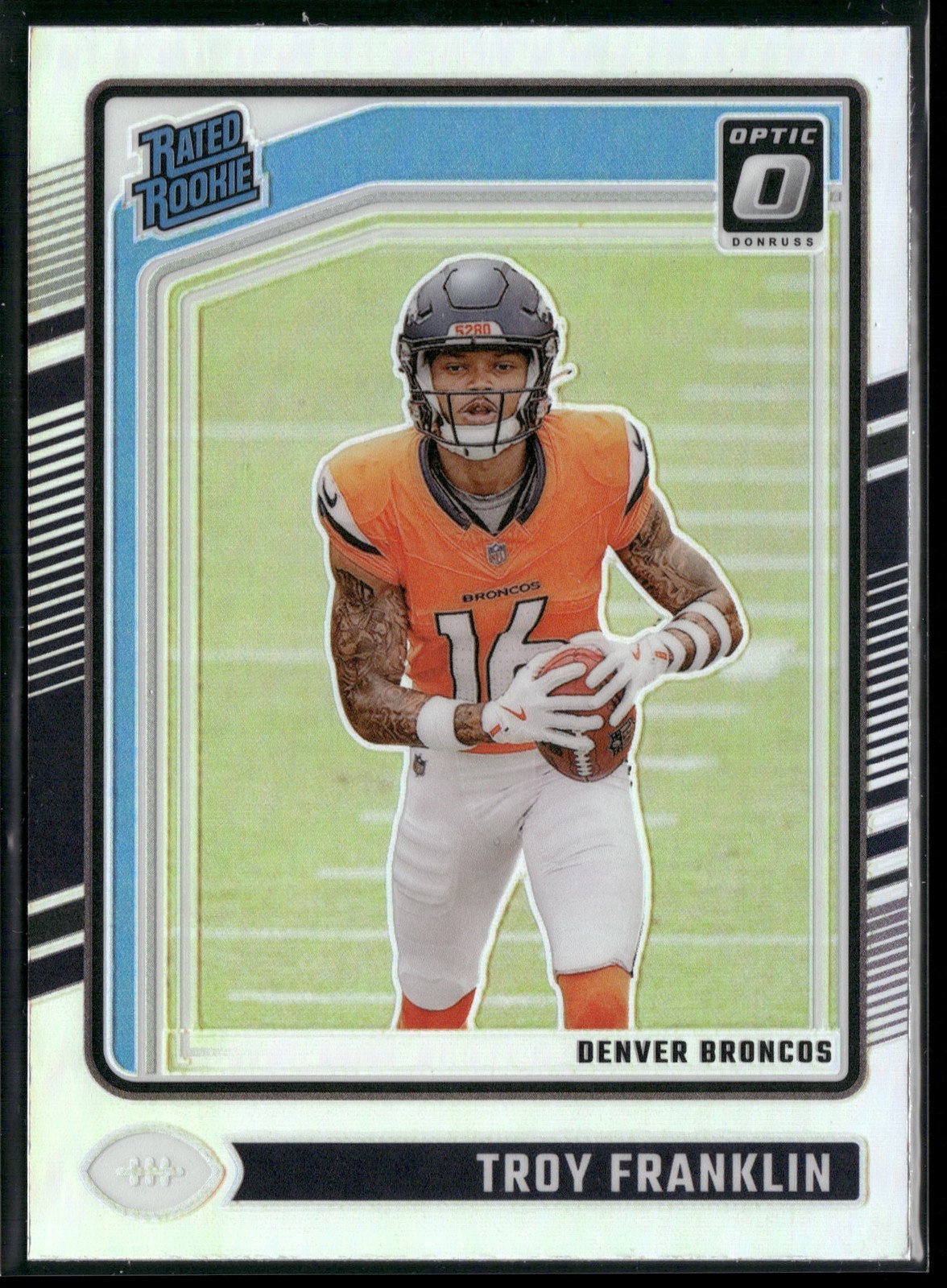 2024 Donruss Optic #294 Troy Franklin Holo