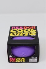 Schylling NeeDoh Cool Cats Purple Squishy Squeeze Sensory Toy 26028HY New