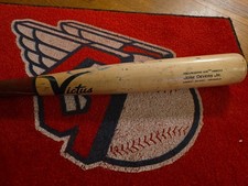 Jose Devers JR Game Used Victus Bat CLE. GUARDS/Lake County Cap. Bad Break. Axe