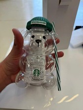 2026 Glass Starbucks Bearista Bear Cold Cup Holiday Limited Edition.