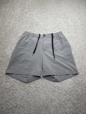 Chubbies Everywhere Shorts Mens Medium Gray Performance  6 Inseam Drawstring