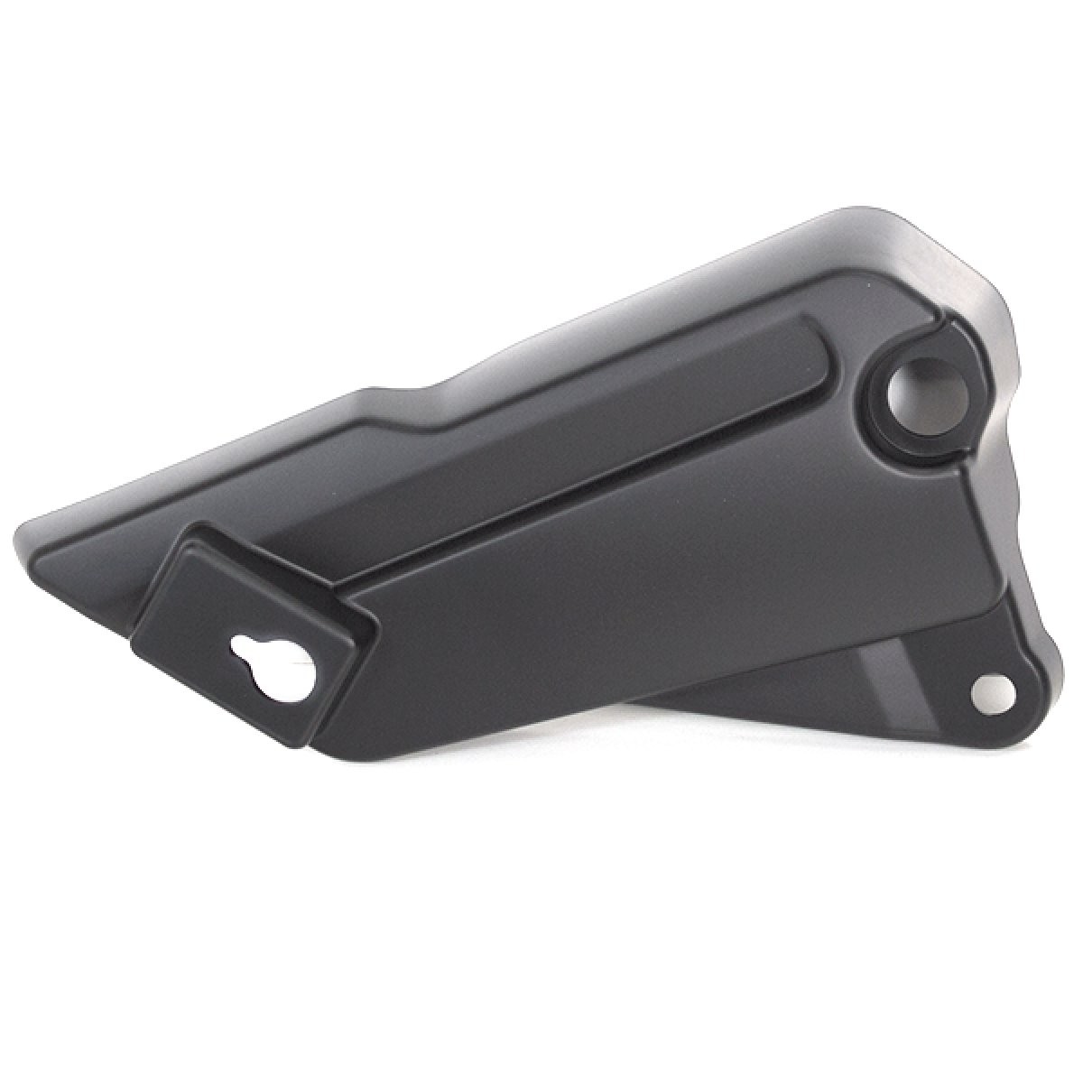 Right Pillion Footpeg Cover for ZS125-79, ZS125-79-E4, ZS125-79-E5 Black Steel