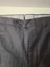 NWOT Zanella Platnium Grey Dress Pants Size 46 Unhemmed