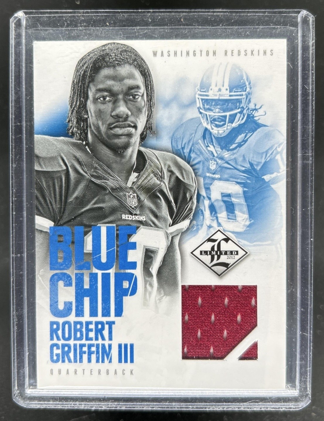 Robert Griffin III Panini Limited Blue Chip Materials #2 Jersey