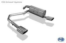  Edelstahl Duplex Sportauspuff Peugeot 208 115x85 oval eingerollt abgeschrägt