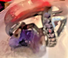 9 Rings; New in Pkgs; 2 Bands; 7 w Gems;  Diff Colors & Styles; Ages? — photo 10