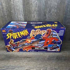 Vintage Toy Biz SpiderMan Animated Series Smythe Battle Chair Attack Vehicle NIB