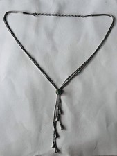 Mexican Sterling Silver Turquoise Cabochon Choker Necklace