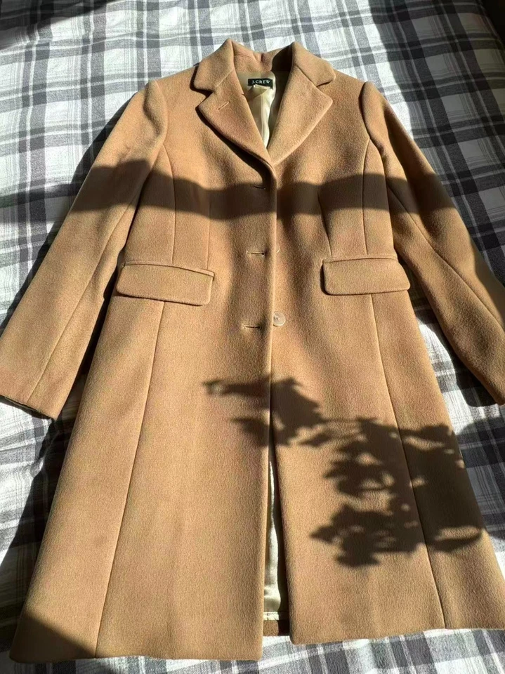 Abrigo J.Crew $398 Petite lana cachemir Thinsulate nuevo sin etiquetas Foto 4 de 4