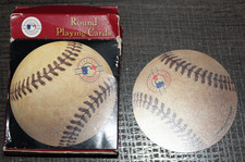Vintage Major League Baseball Round Playing/Poker Cards
