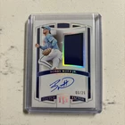 BOBBY WITT JR. 2025 NATIONAL TREASURES CLUTCH FACTOR PATCH AUTO 6/25