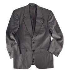 Vintage Christian Dior Monsieur Double Breasted Blazer Sports Coat Mens 42 Gray