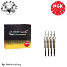 4x NGK Glühkerzen für ALFA ROMEO BMW CHRYSLER CITROEN FIAT FORD FSO HYUNDAI JEEP