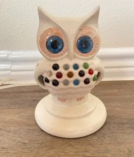 Retro Ceramic Owl ACCENT LAMP