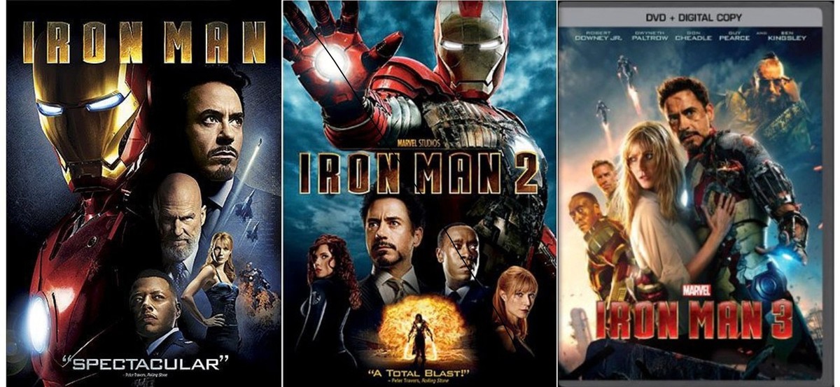 Man DVD×3 Amazon.com: Marvel's Iron Man One 1 Two 2 Three 3 Complete 3