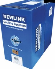 NEWLINK NEW-9806742 1000-stopowa szpula niebieska kategoria 6 (Cat-6)Nieekranowany UTP